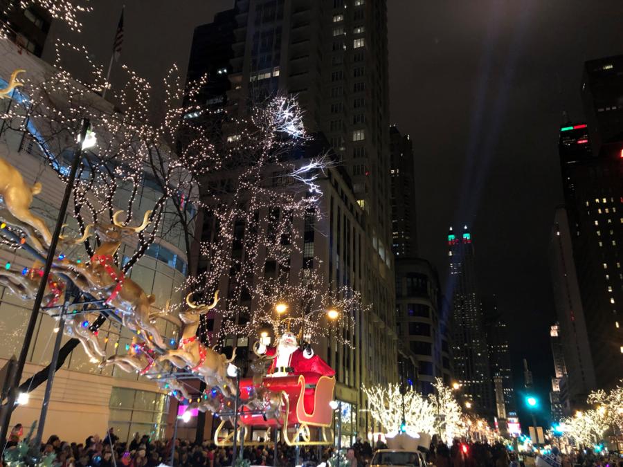 A Multi-Story Christmas Tree Is Towering Over Fifth Avenue