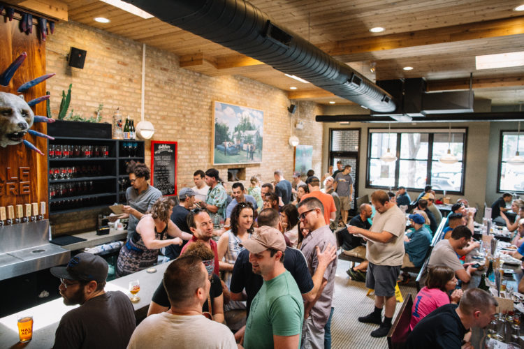 Cervecerías de Chicago por barrio 