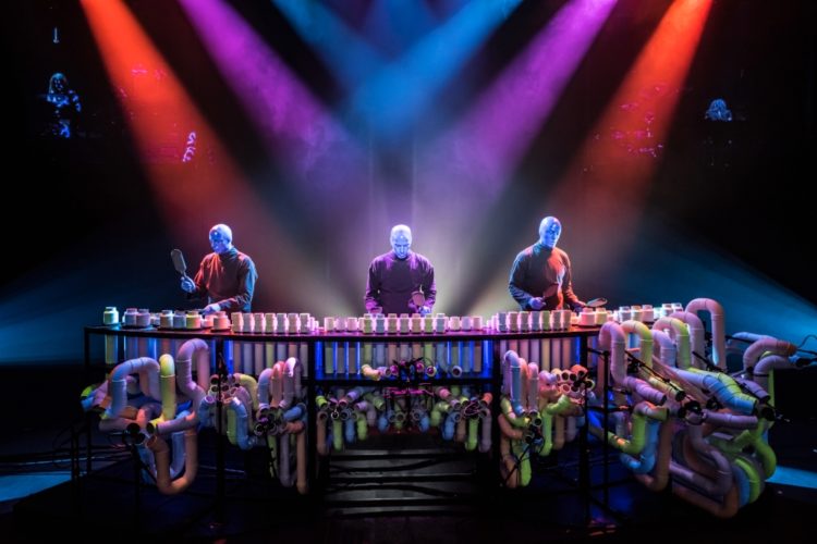 Blue Man Group performance