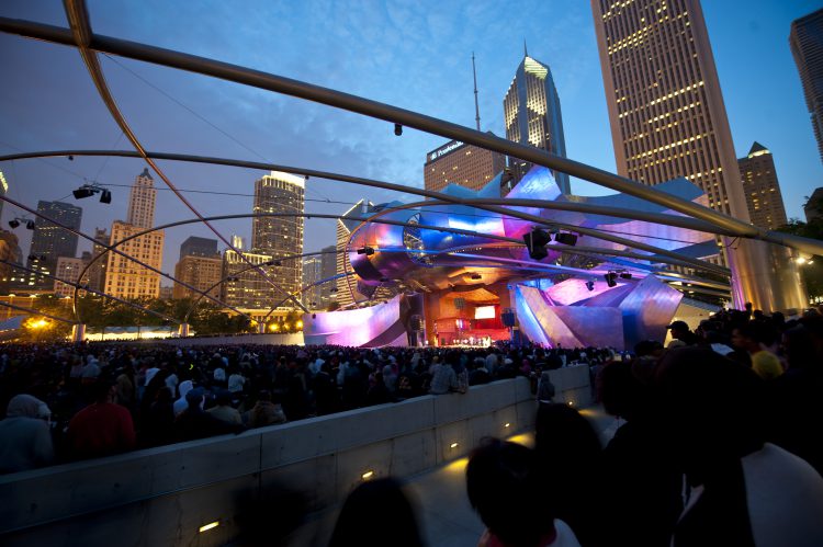 Jay Pritzker Pavilion Detailed Seating Chart