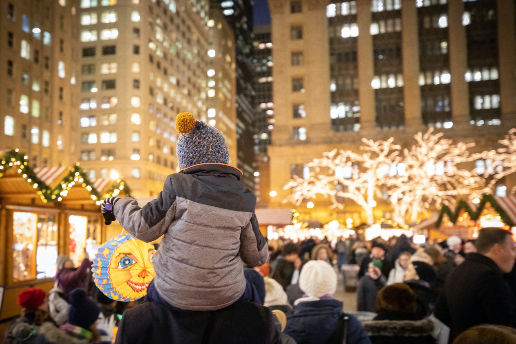 Lantern Parade at Christkindlmarket