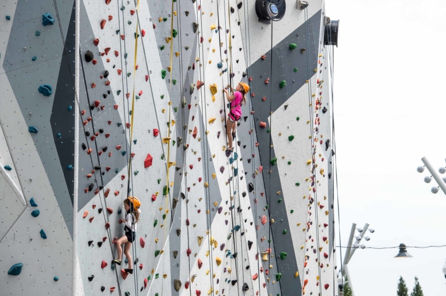 Maggie Daley Park rock wall