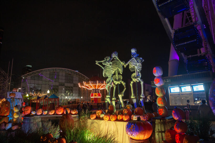 Pier Pumpkin Lights at Navy Pier