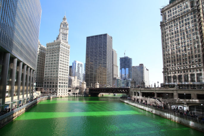 43 Chicago river St Patrick's Day ideas