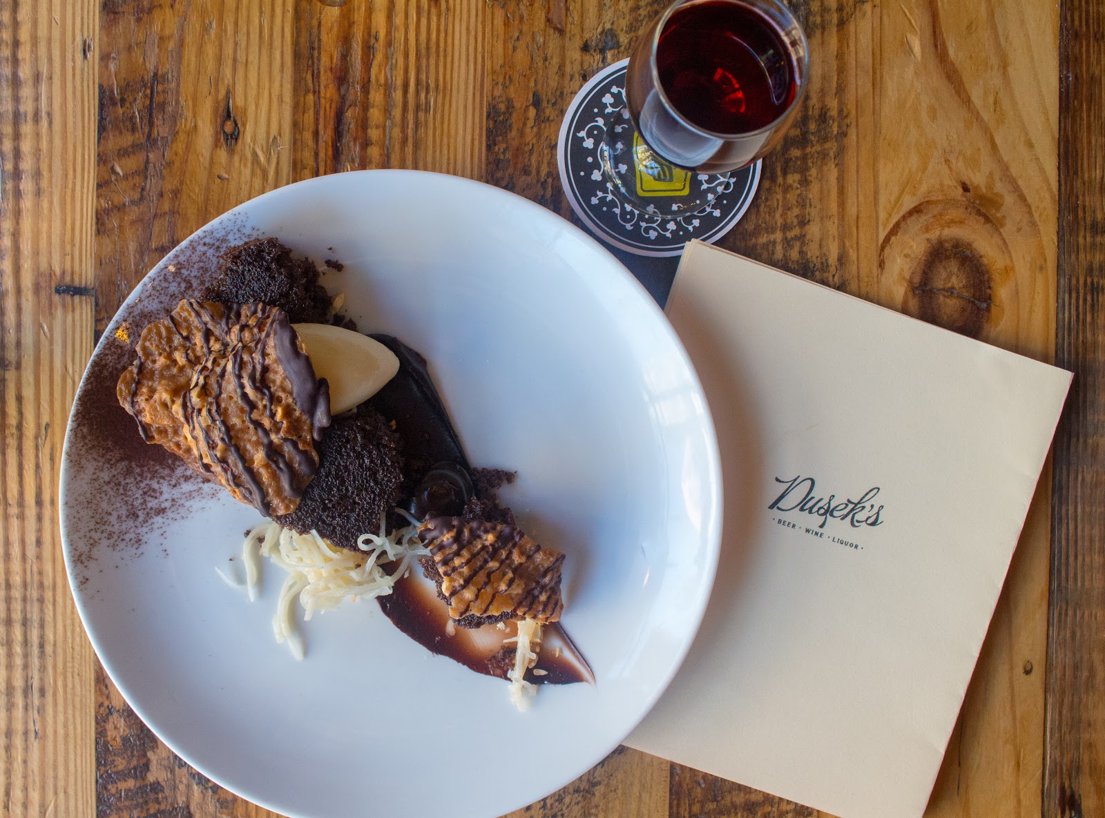 A dessert at Dusek's Chicago Restaurant Week 2019