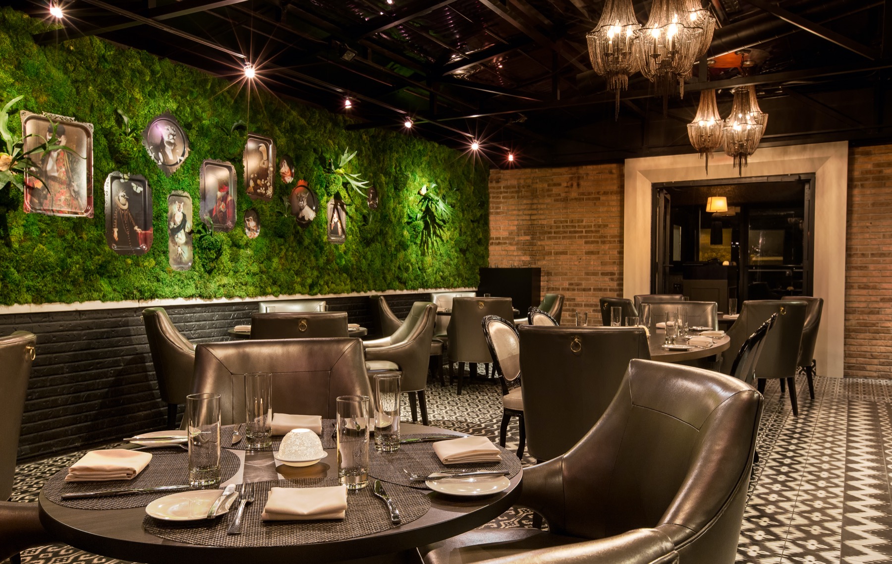 Inside BOKA restaurant
