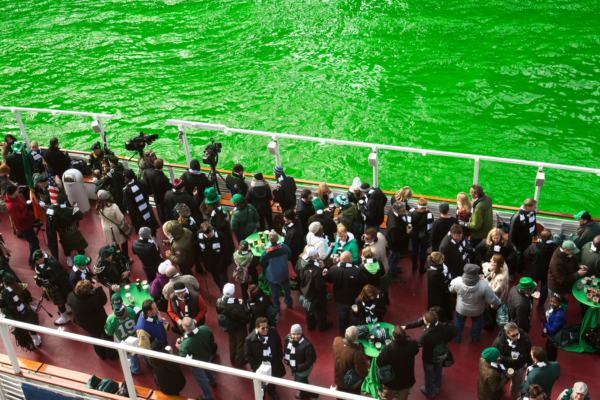 St Patricks Day green river