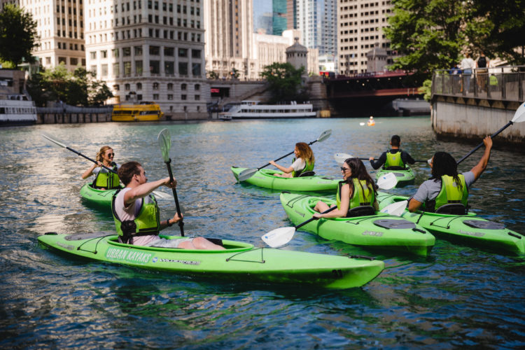 Kayaking in Chicago