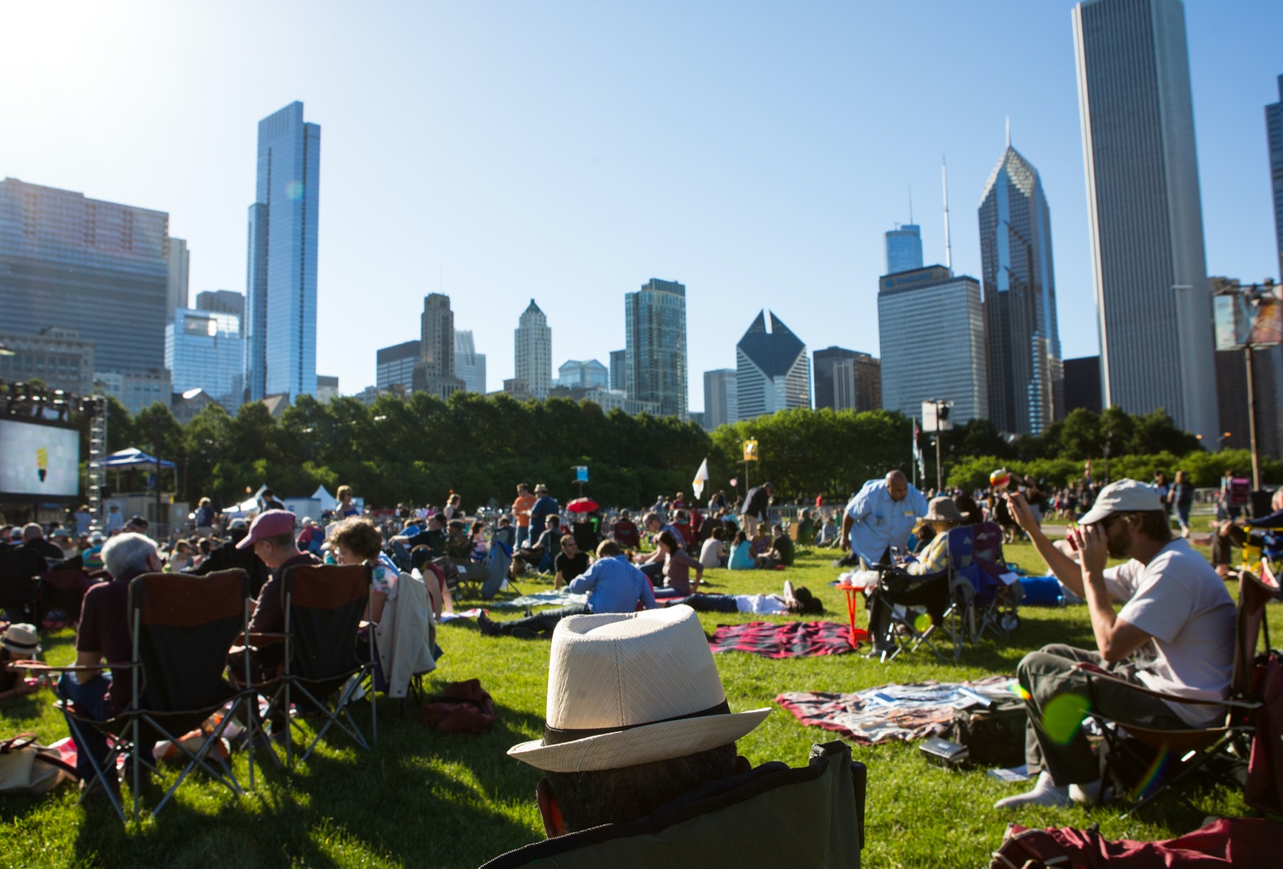 Chicago Blues Fest crowd