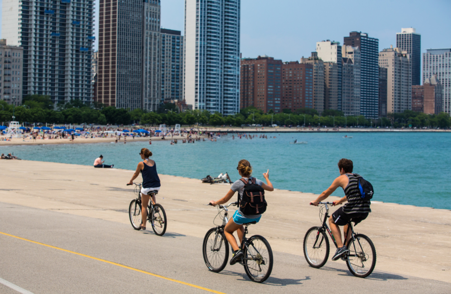 Downtown Chicago Lake Michigan