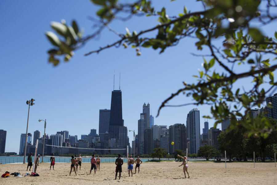 Volleyball at North Avenue Beach