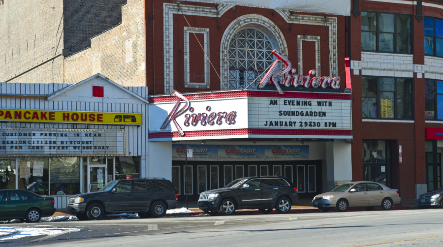 Entrance to The Riviera in Chicago