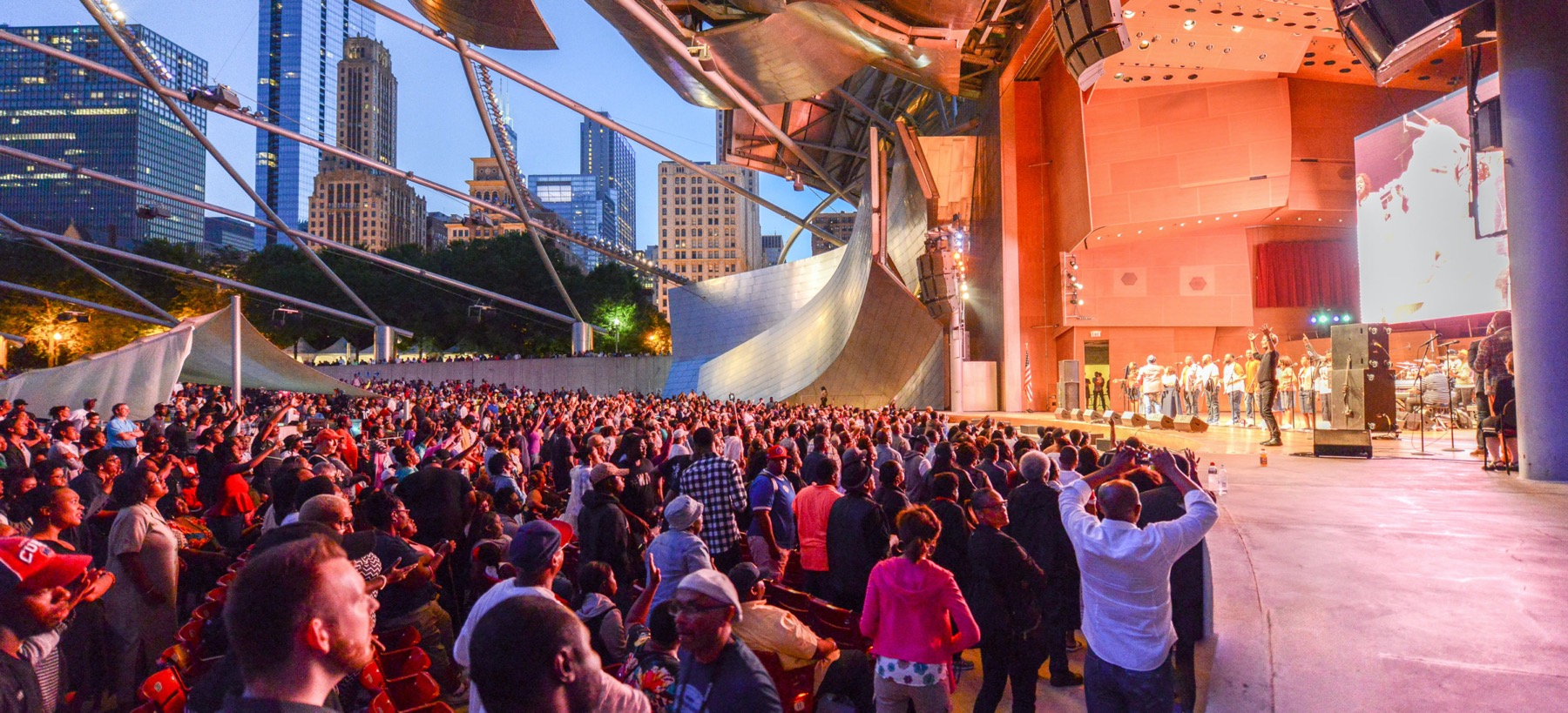 millennium park stage