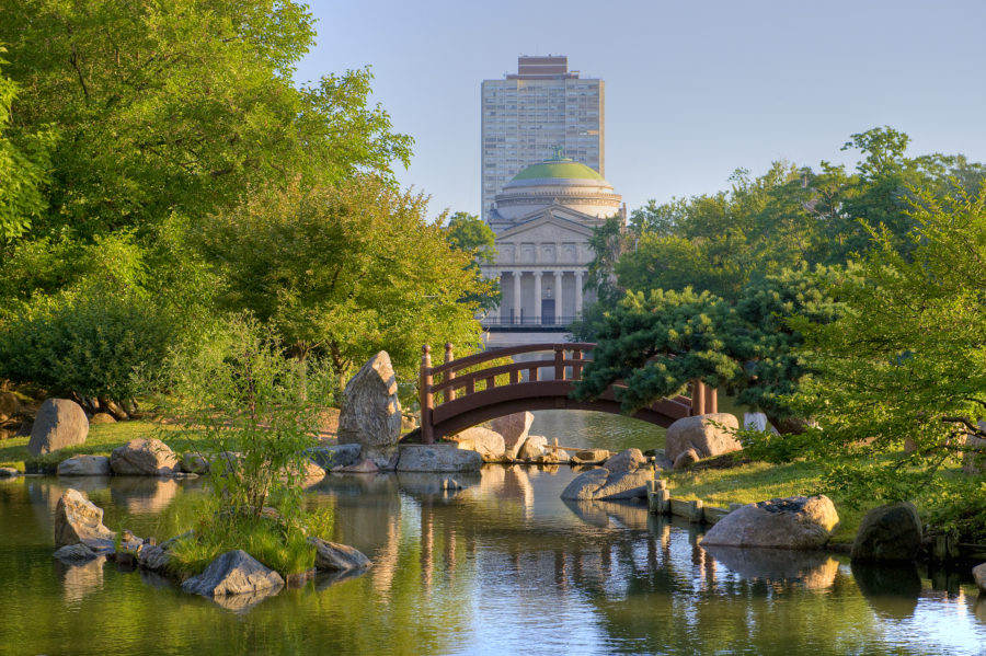 The Japanese Garden in Jackson Park, Chicago