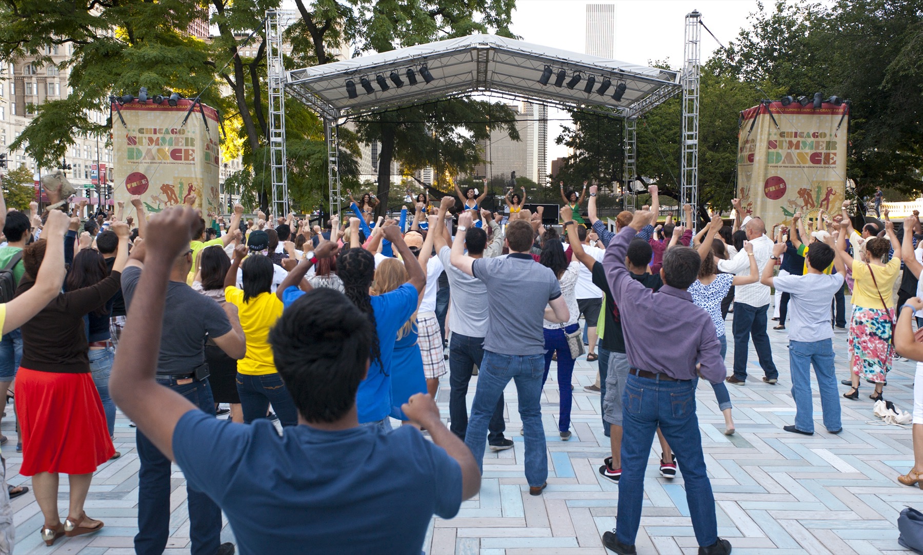 Chicago Summerdance Free Live Music & Dance Instruction