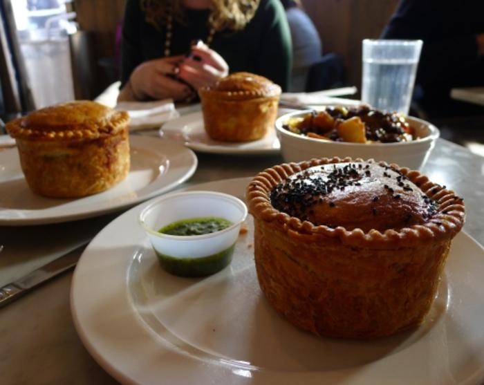 Pastries and fruit at Pleasant House Bakery in Chicago