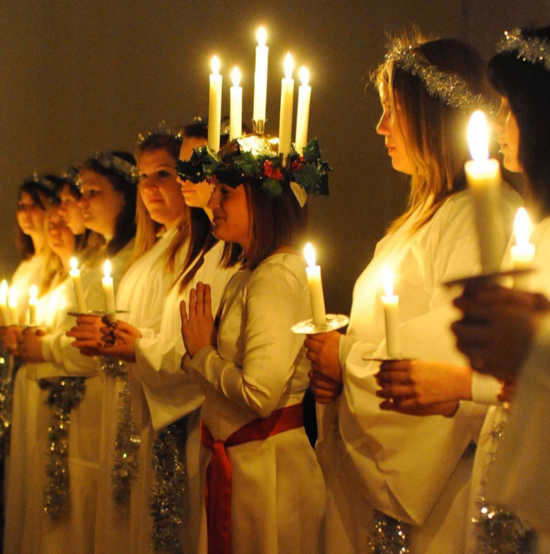 Swedish American Museum Lucia Procession
