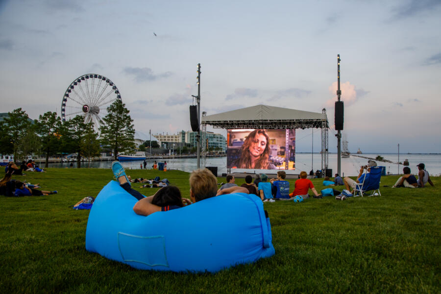 Water Flicks at Navy Pier