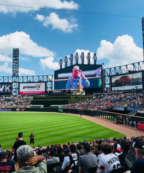 Chicago White Sox play at Rate Field; photo by Giovanni Garnica