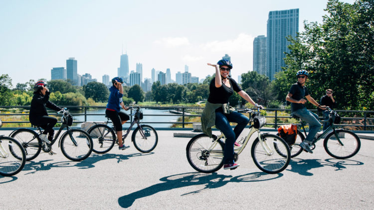 Group bike tour