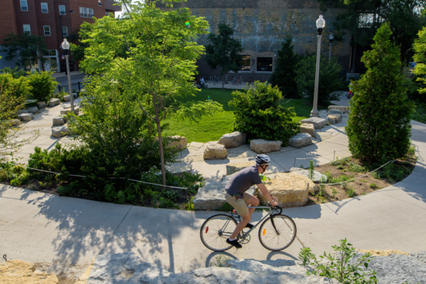 Explore the 606 elevated park and trail