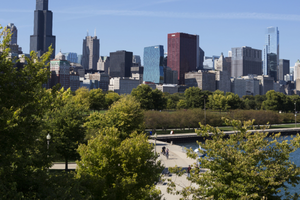 Chicago Skyline Museum Campus