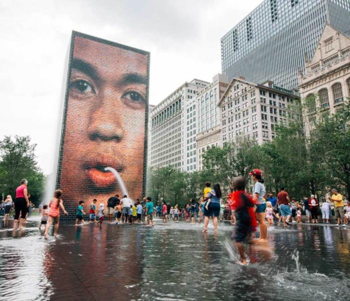 Crown Fountain at Millennium Park