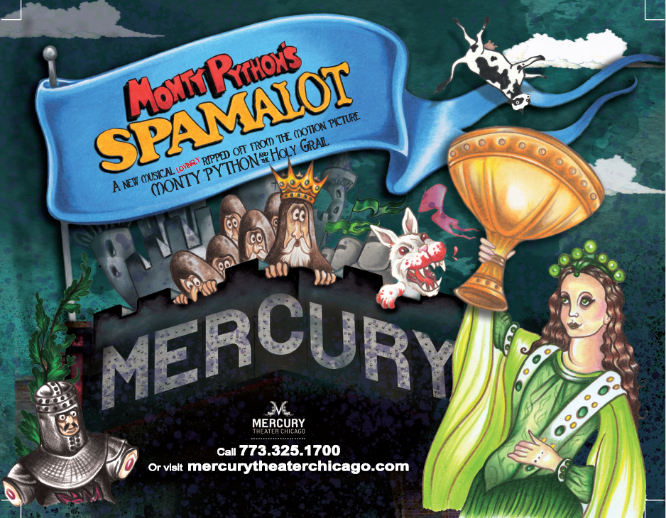 Monty Pythn's Spamalot at Mercury Theater in Chicago