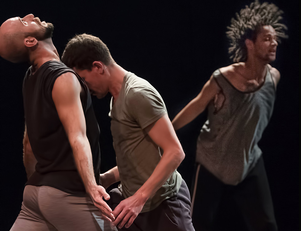 Performers in mid-performance for I hunger for you in Chicago