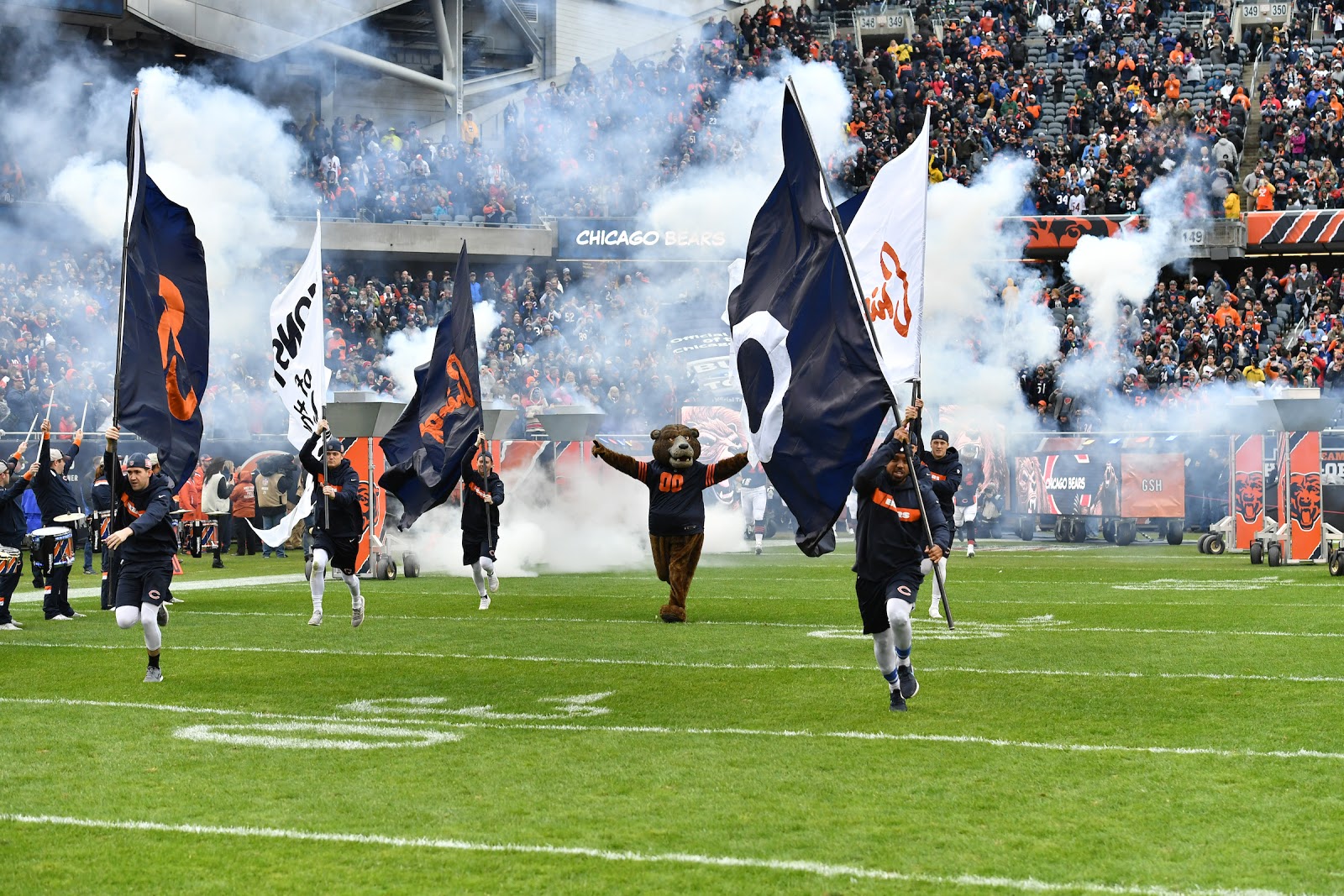 Chicago Bears Game, Events