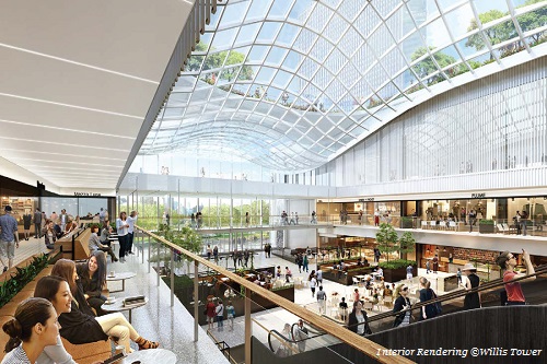 Willis Tower Interior Rendering