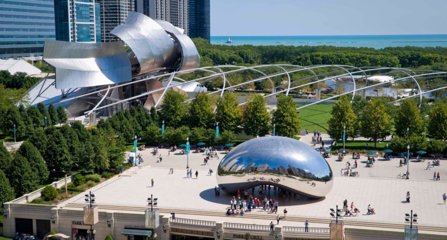 Photo of The Bean (Cloudgate) and Millennium Park