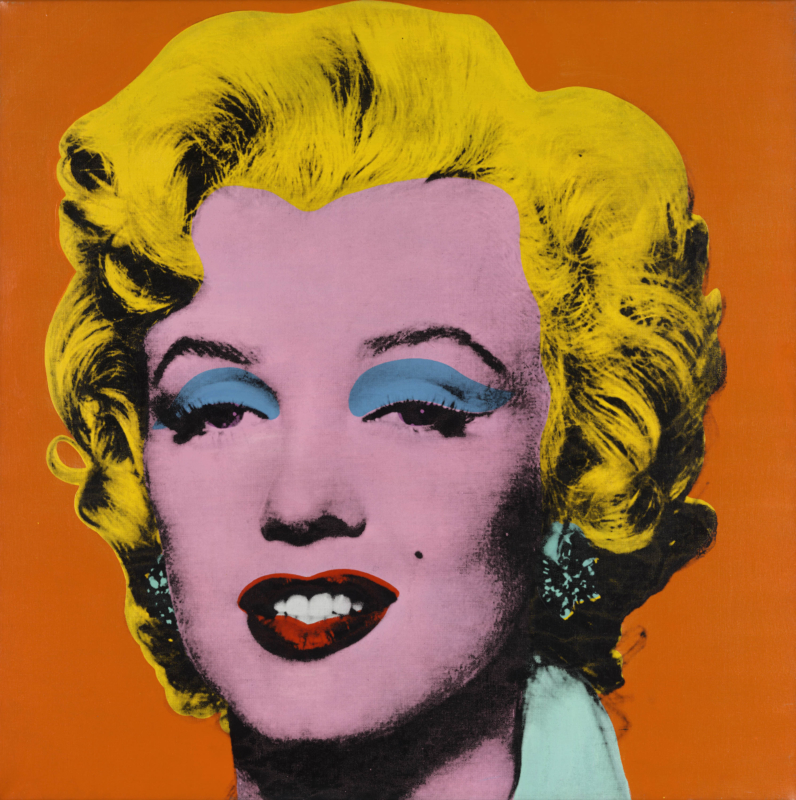 Andy Warhol. Shot Orange Marilyn, 1964. Private collection. © 2019 The Andy Warhol Foundation for the Visual Arts, Inc. / Artists Rights Society (ARS), New York