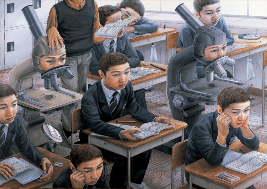 Tetsuya Ishida painting at Wrightwood 659