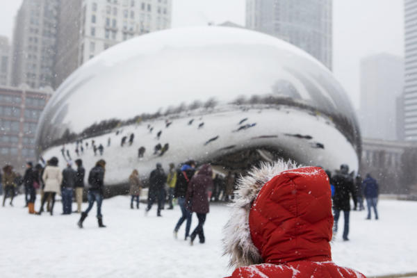 Millennium Park in winter