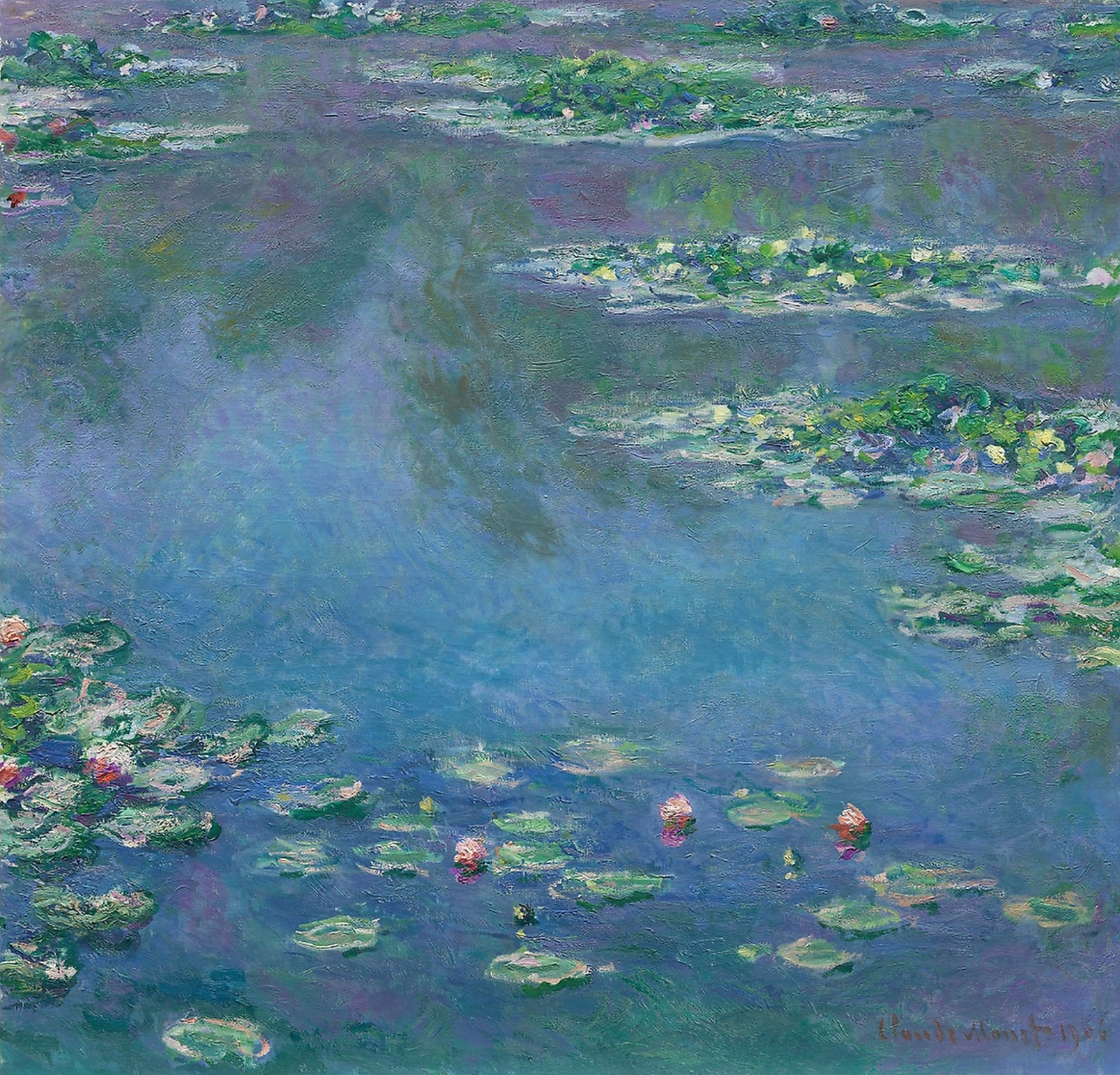Monet's water lilies at the Art Institute of Chicago