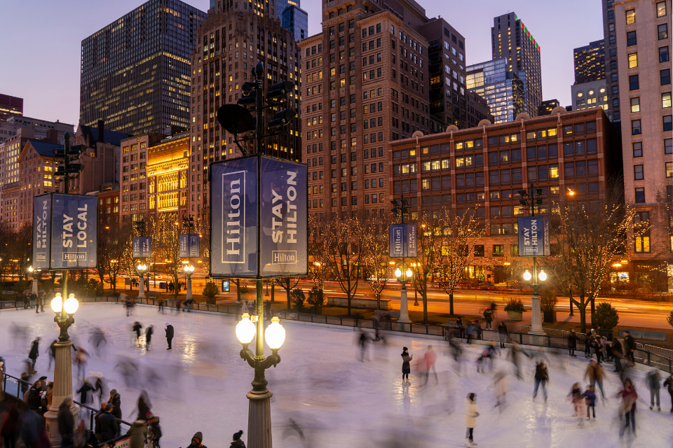 How To Spend 48 Hours In Chicago With Hilton Choose Chicago   Hilton IceRink 