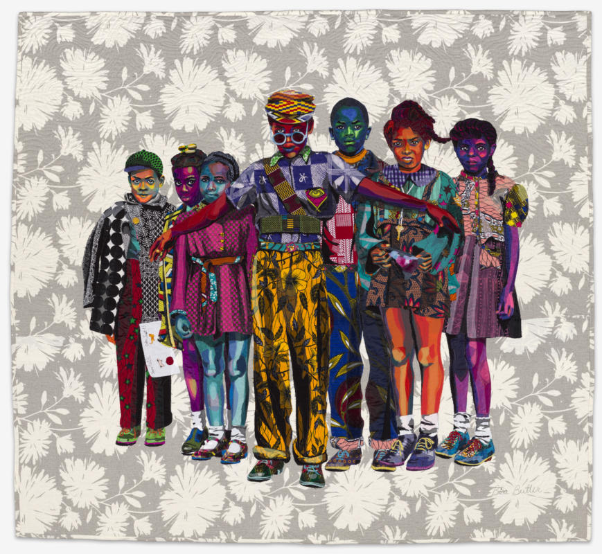 Bisa Butler. The Safety Patrol, 2018. Cavigga Family Trust Fund. © Bisa Butler.