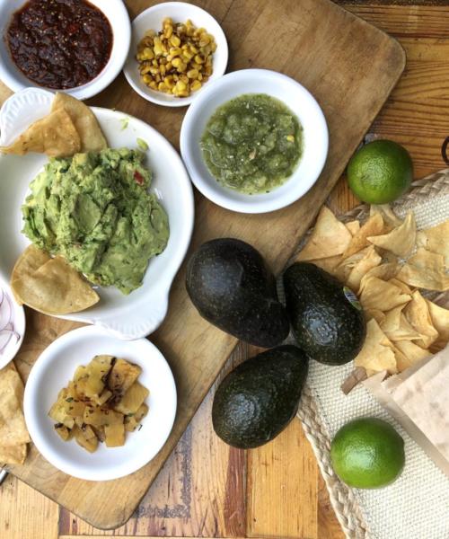 Chips and guacamole