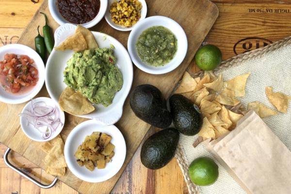 Chips and guacamole