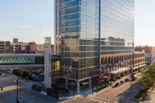 Exterior of Hiltons at McCormick Place