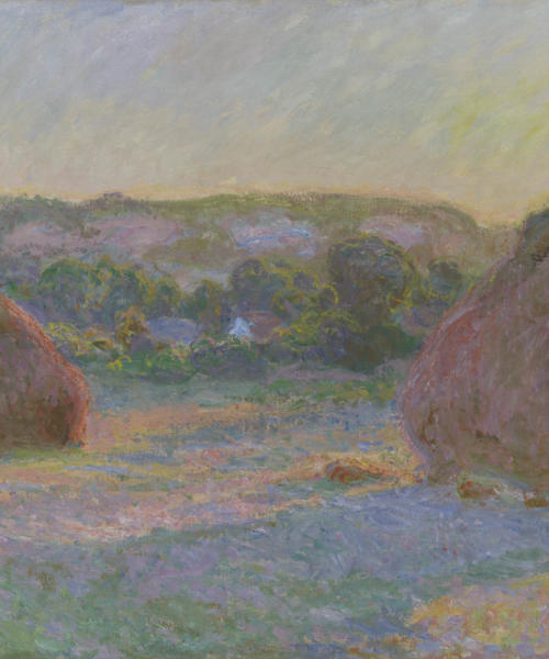 Claude Monet. Stacks of Wheat (End of Summer), 1890:91. The Art Institute of Chicago, Gift of Arthur M. Wood, Sr. in memory of Pauline Palmer Wood.