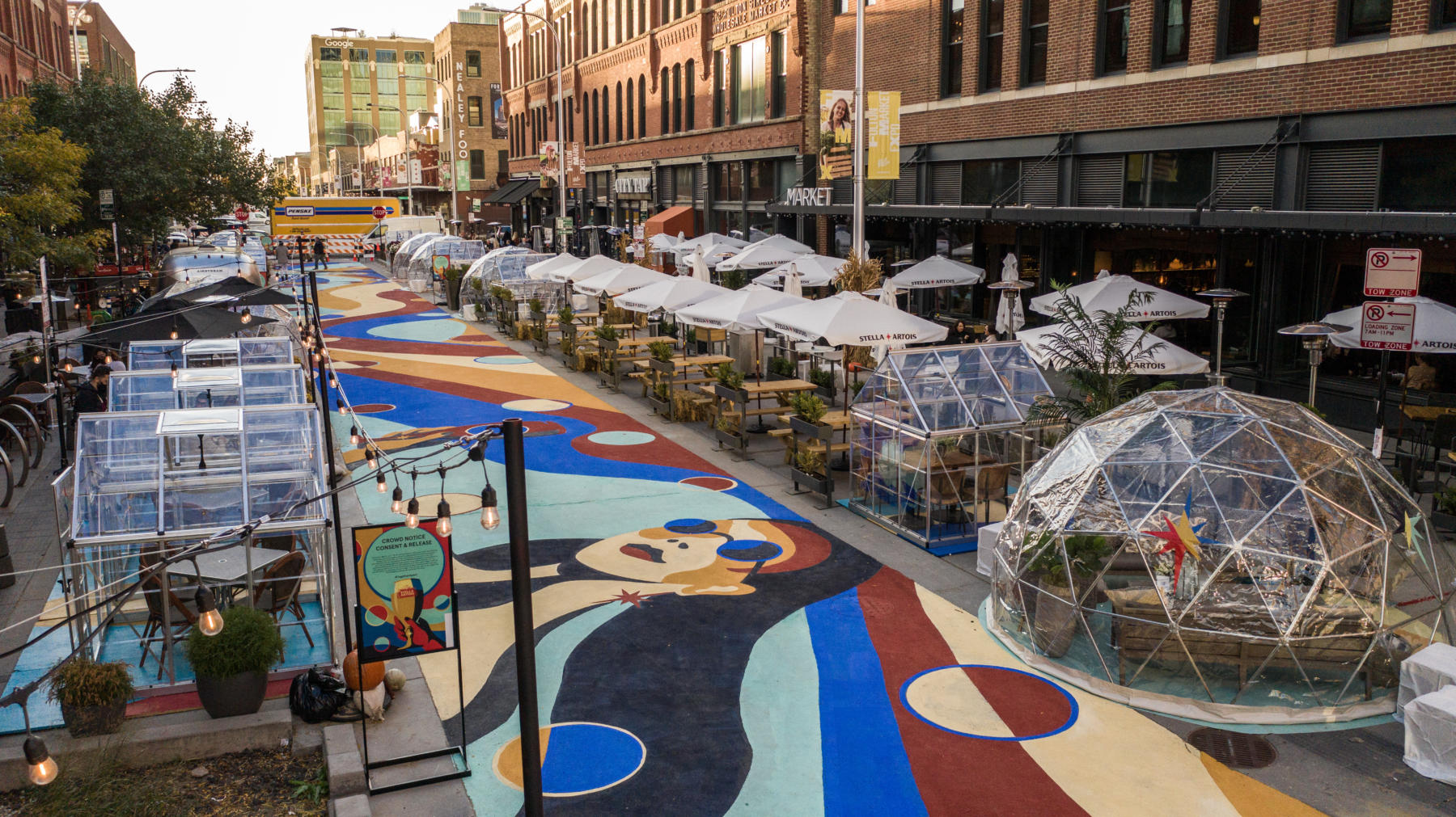 Outdoor dining in Chicago: Heated and covered patios open right 