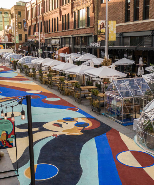 Fulton Market outdoor dining