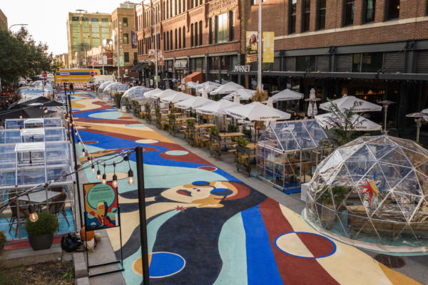 Fulton Market outdoor dining