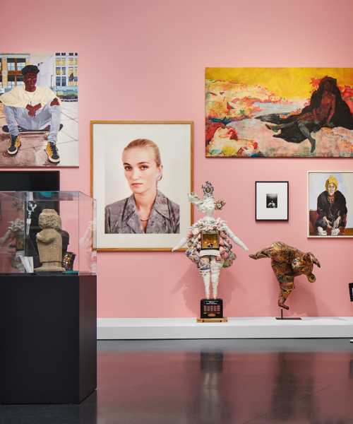 Installation view, Duro Olowu: Seeing Chicago, 2020. Photo: Kendall McCaugherty.