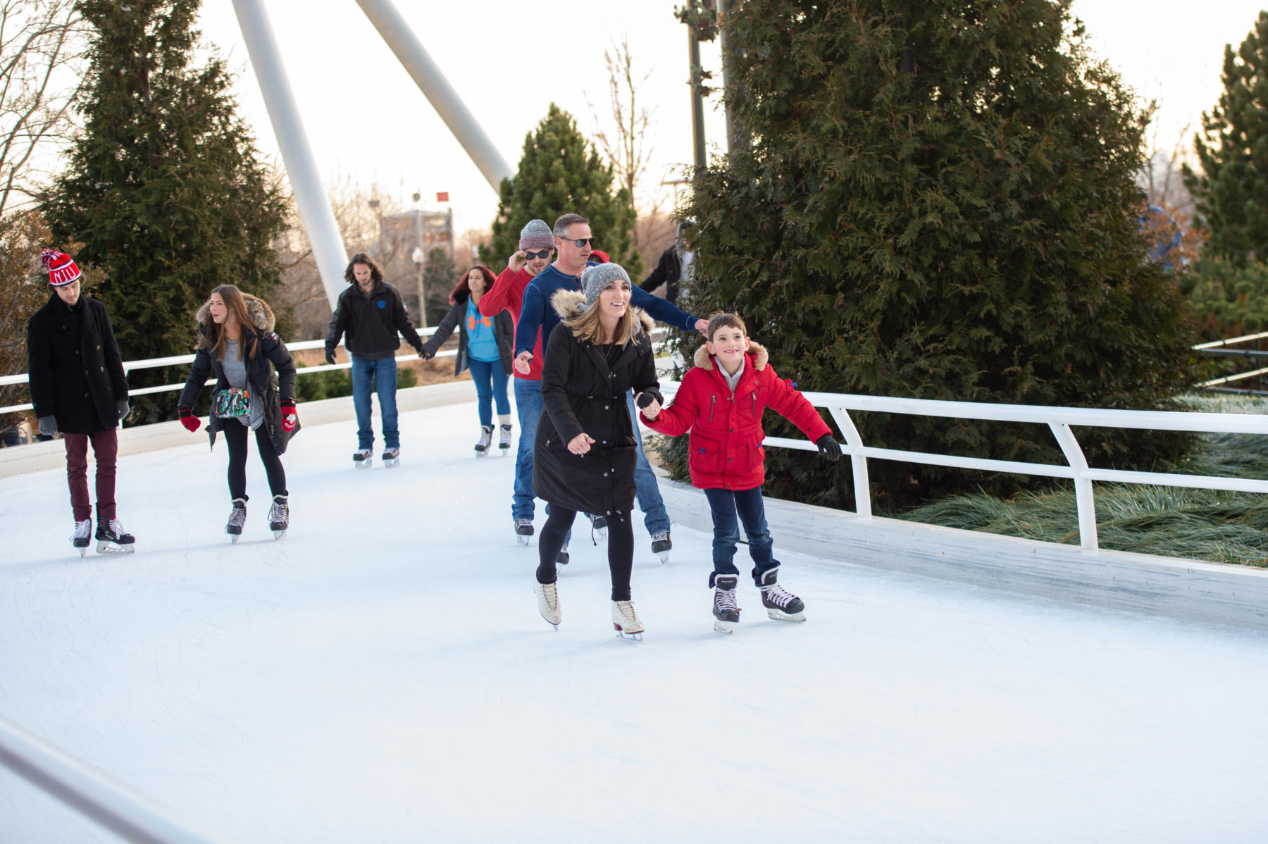 Millennium Park Ice Skating Mccormick Tribune Ice Rink