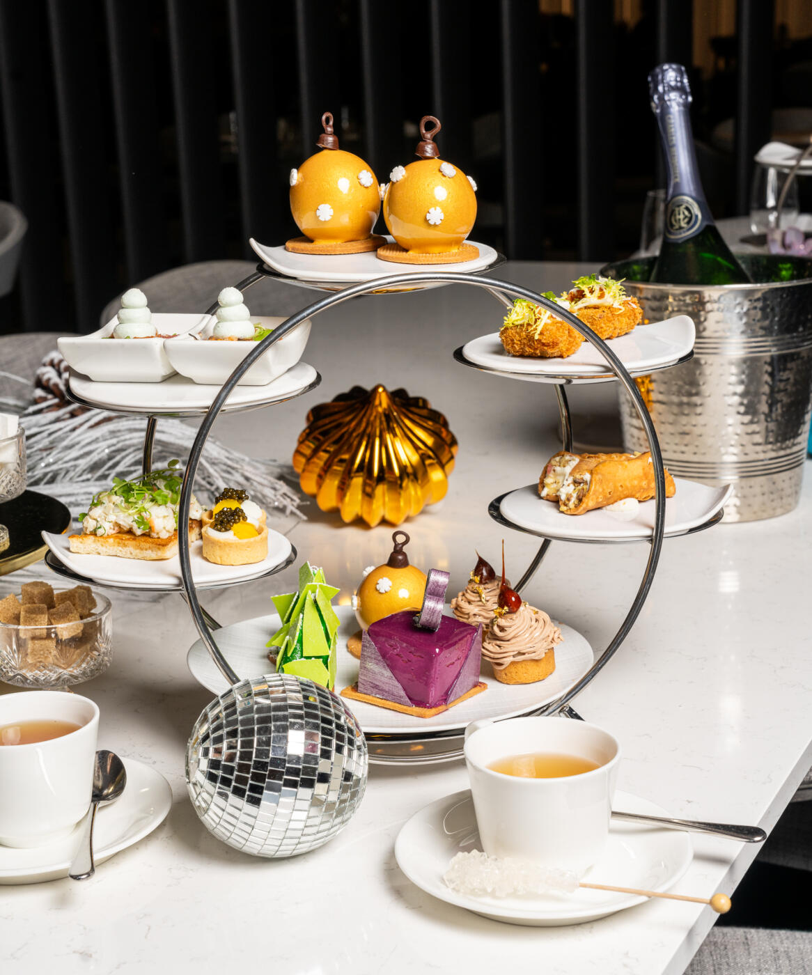 Afternoon holiday tea at Four Seasons Chicago