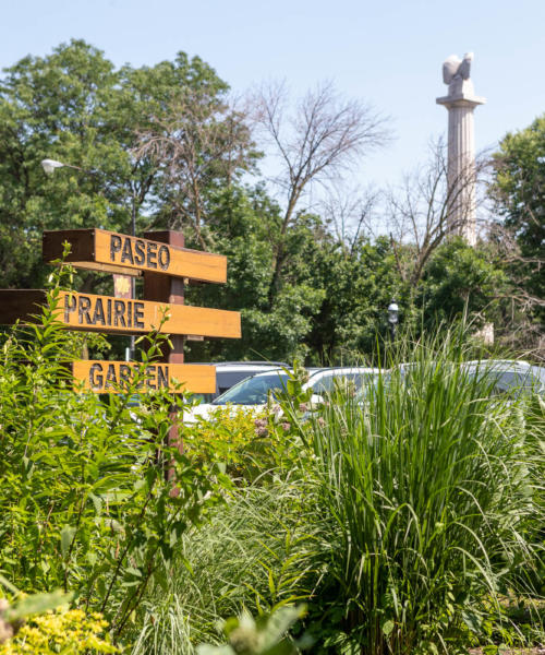 Logan Square centennial monument