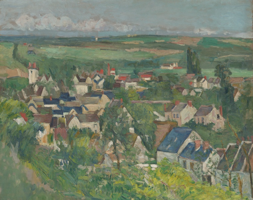 Auvers, Panoramic, 1873-75, Paul Cézanne